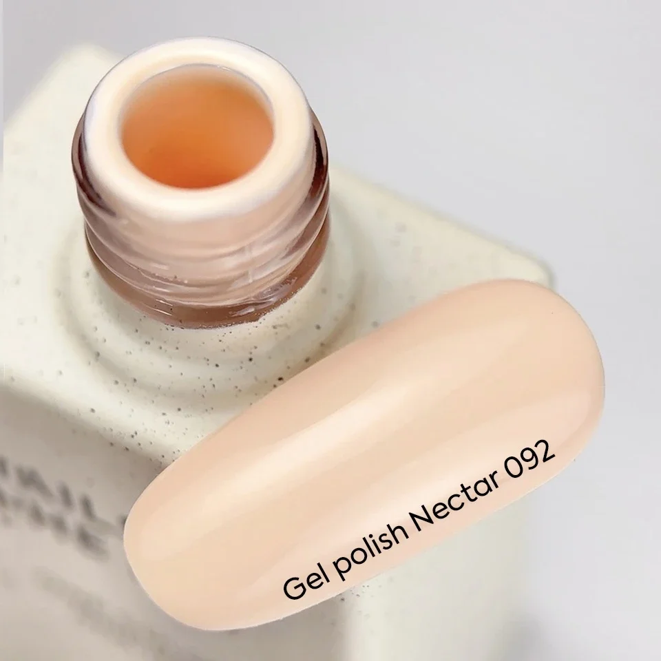 NAILSOFTHEDAY Gel polish Nectar 092 — pastelno breskvasti gel lak, 10 ml