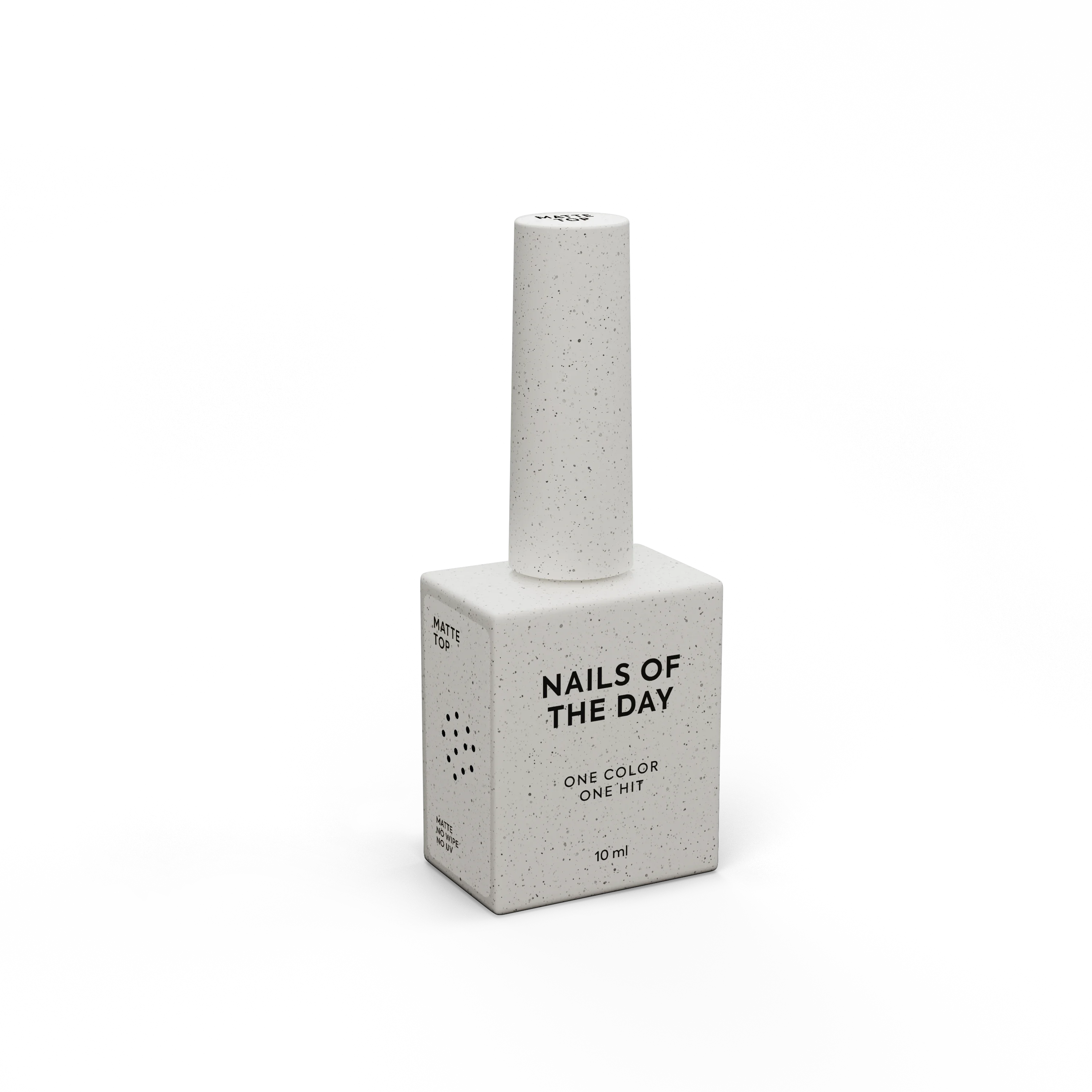NAILSOFTHEDAY Matte top no wipe — Proziran, 10 ml